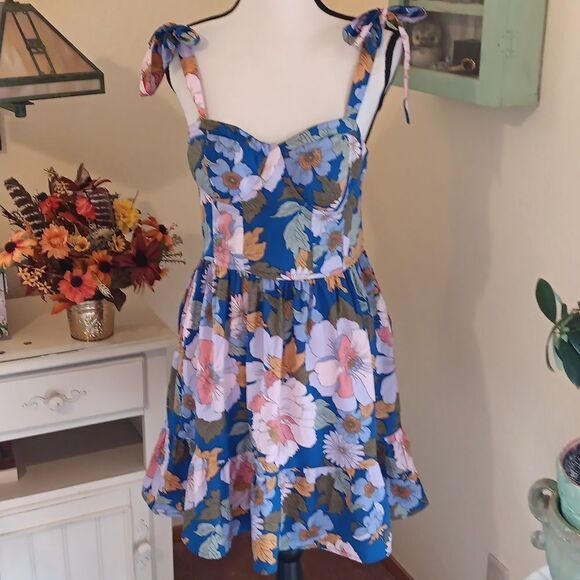 Land of the Free Sundress. Fairycore,  Coastal Cowgirl,  Beachy - Picture 1 of 11